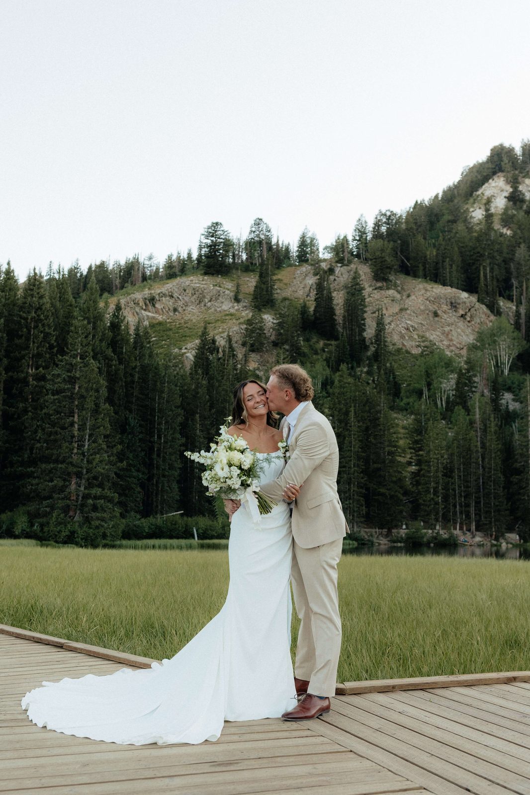 Cassidy and Hudson bridal session, Utah mountains