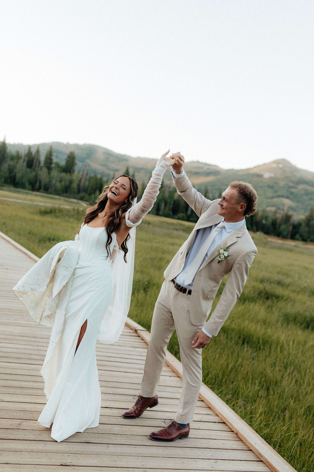 Couple bridal session, Utah mountains