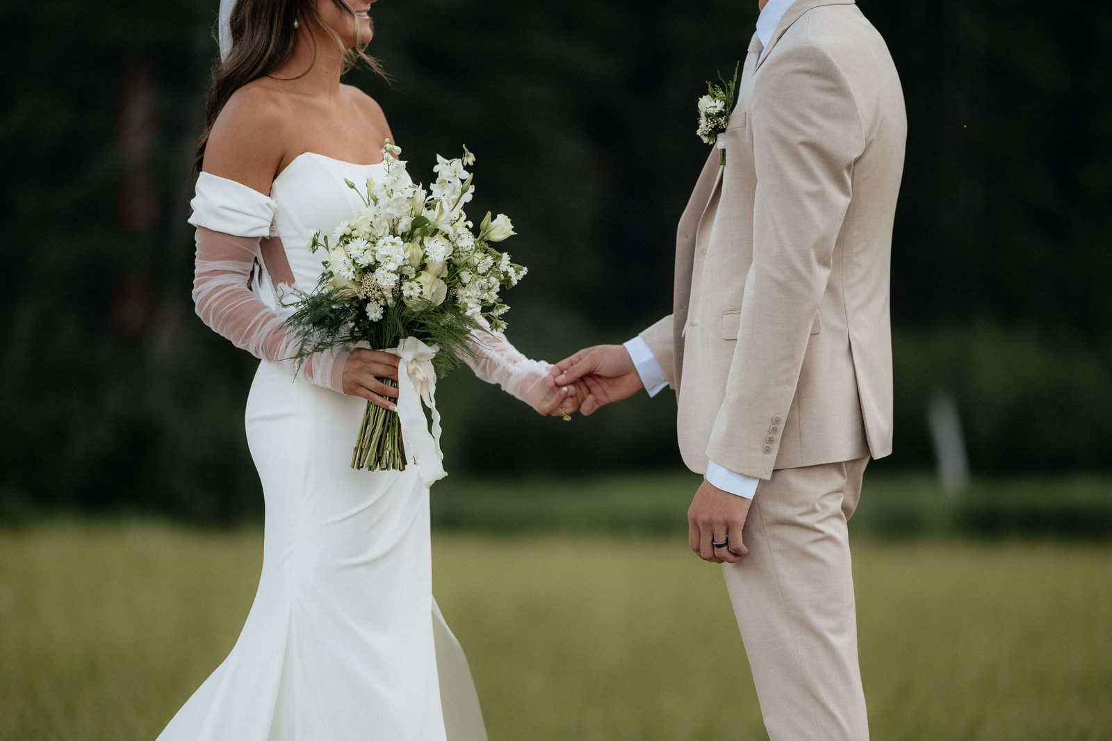 Cassidy and Hudson bridal session in the mountains near Salt Lake City